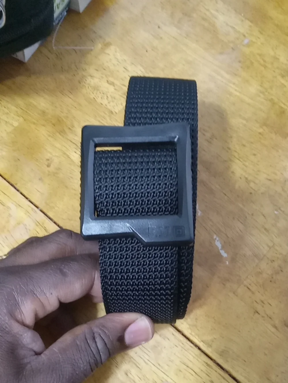 5.11 Tactical Tactical Black Webbing Belt with Low-Profile Buckle